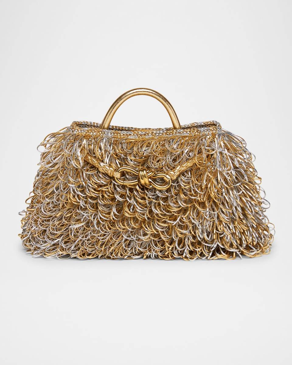 Mini Andiamo Metallic Rope Shoulder Bag